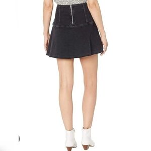 Stylish Black Denim Skirt